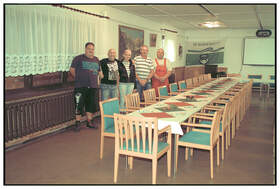 Vorbereitung der Festveranstaltung &amp;#8230; unsere Helfer