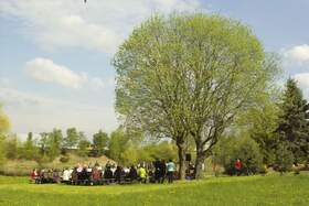 Ostergottesdienst unter freiem Himmel