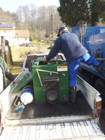 25.03.15 Fischbesatz Aufzuchtsteiche (Foto H. Ronis)