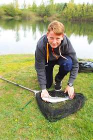 01.05.2015 Jugendanglertreff &amp;#8230; Dorian im Gl&uuml;ck &amp;#8230;